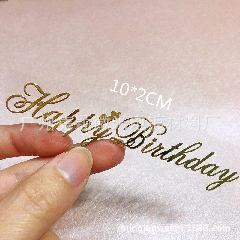 Nhãn Dán Kim Loại Chữ Tiếng Anh Đính Pha Lê Epoxy Trang Sức diy