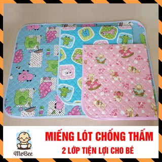 Chiếu lót chống thấm cho trẻ sơ sinh- chiếu nhựa thay bỉm