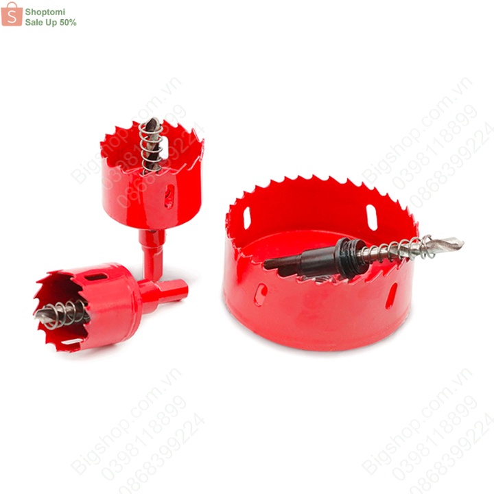 Mũi khoan khoét lỗ gỗ, sắt, nhựa, thạch cao đường kính D65-140mm