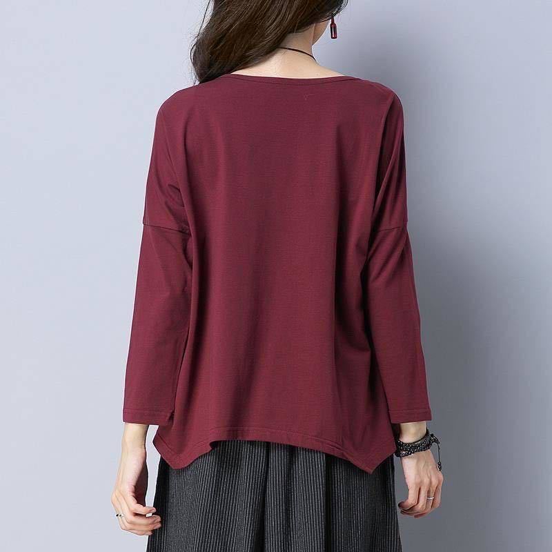 NRVP Áo Thun Nữ Oversized Dài Tay Dáng Rộng