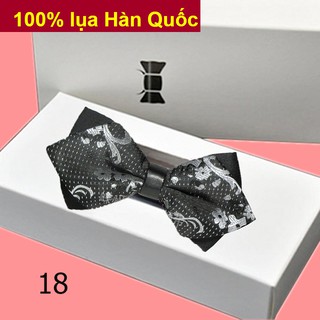 NƠ ĐEO CỔ NAM VẢI LỤA