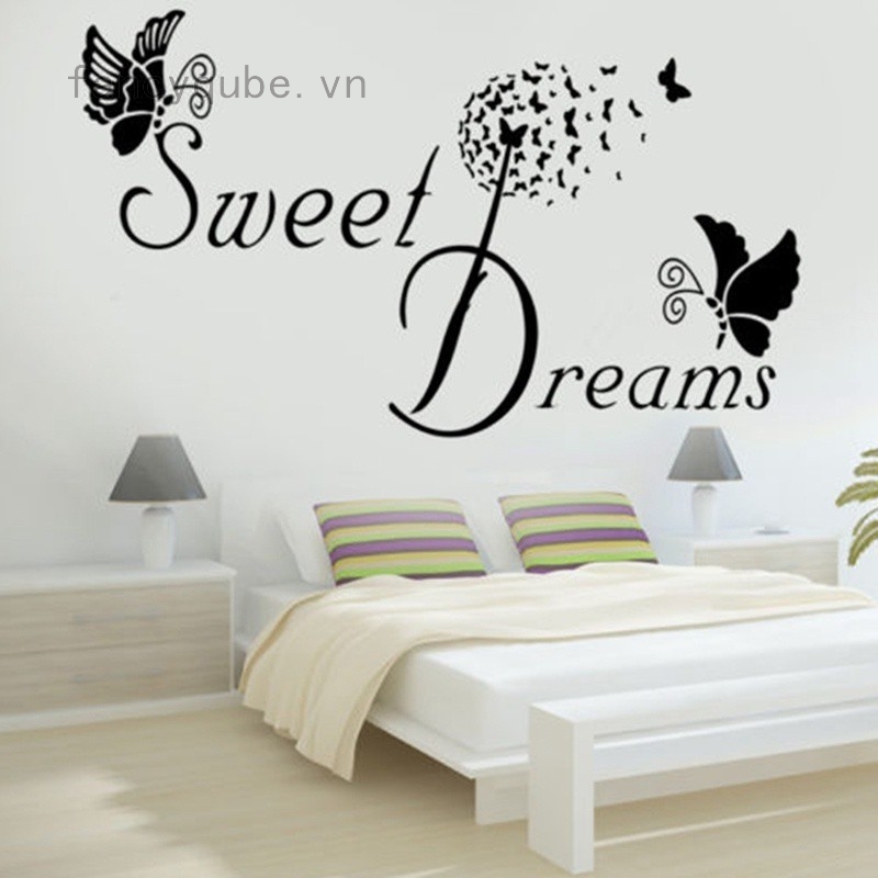 Decal dán tường châm ngôn về tình yêu lãng mạn
