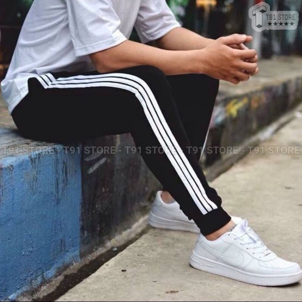 Quần thể thao nam nữ - Quần Jogger 3 sọc thu đông - chất liệu cao cấp, ống bo, ống suông phù hợp mọi đối tượng