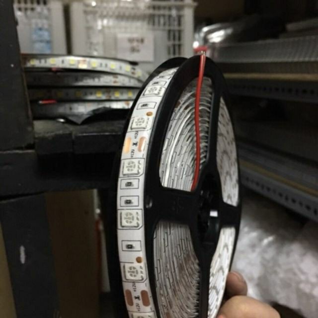 Cuộn Led dây dán 5050 điện 12V - cuộn 5 mét có keo chống nước IP65 Đủ màu