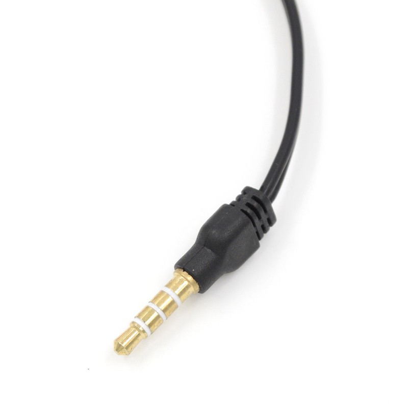 Cáp chia cổng âm thanh 3.5mm đực sang 2 giắc cắm 3.5mm cái