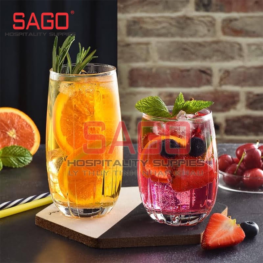 Ly Thủy Tinh Deli Linka Glass 380ml , 510ml | Tùy Chọn Dung Tích và Kiểu Dáng