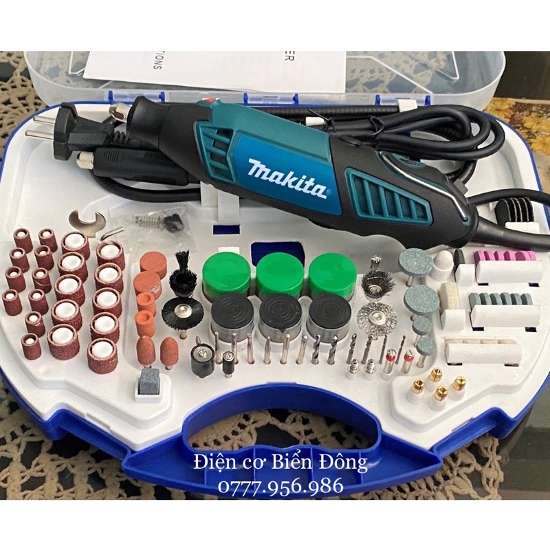 🍓 FREESHIP 🍍 Máy mài khuôn khắc mỹ nghệ MAKITA-JQ3100A 100 món chuyên dùng để mài,chà nhám, đánh bóng, điêu khắc