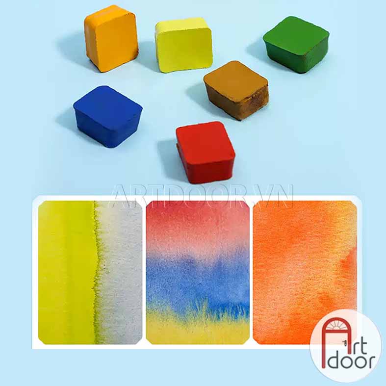 [ARTDOOR] Bộ màu Nước Nén OWIN (hộp thiếc)
