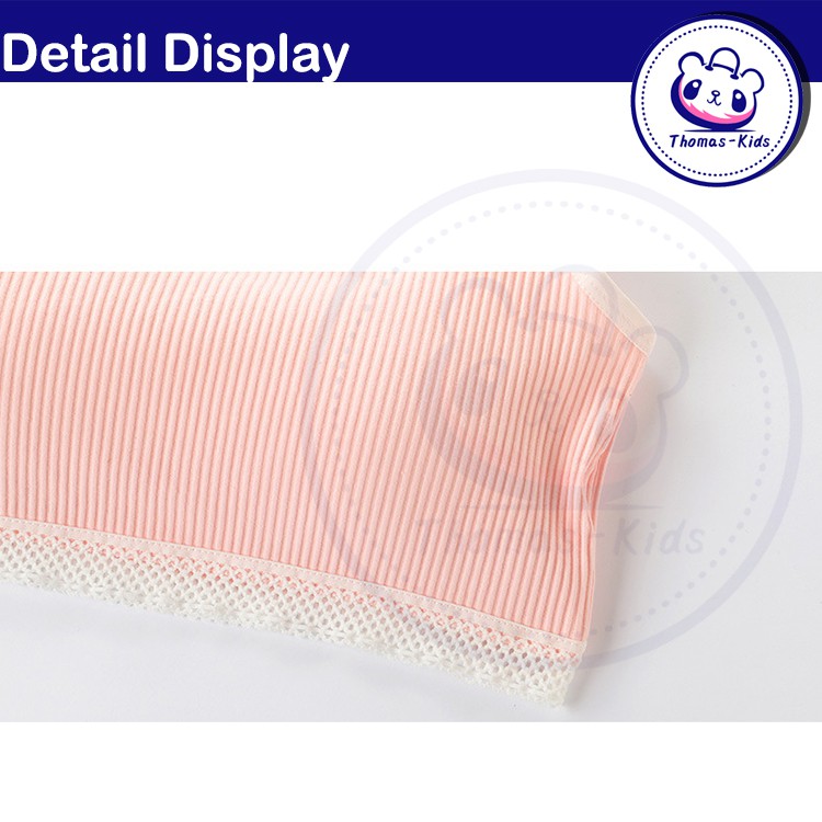 [THOMAS Kdis] Áo Lót Ren Hai Dây Lưng Siêu Thoải Mái Thoáng Khí Cho Nữ Thanh Thiếu Niên 8-16 Tuổi
