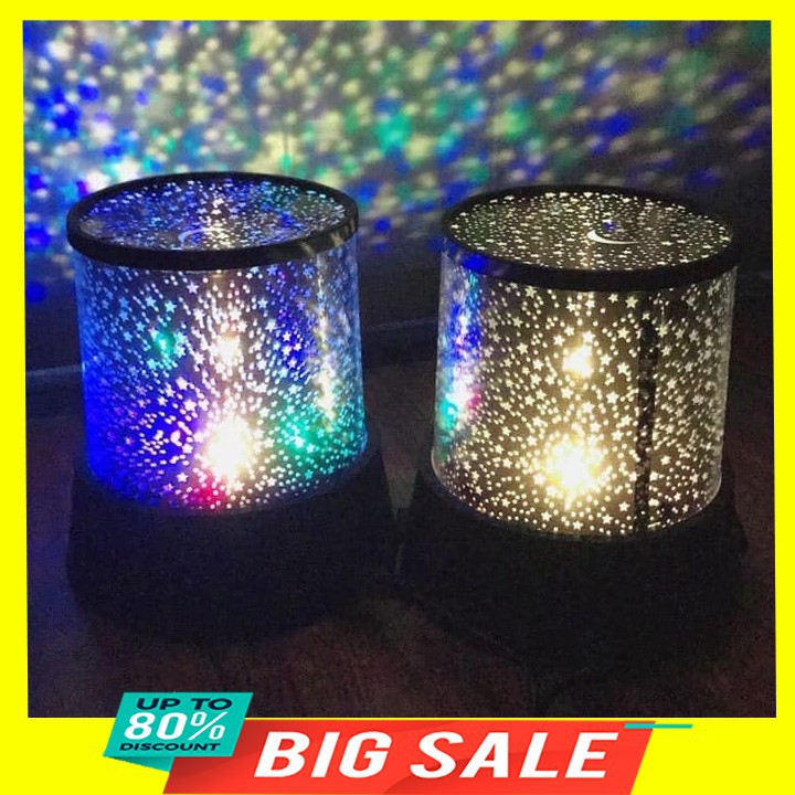 Đèn ngủ 2 chế độ, đèn led ngủ kèm đèn vũ trường nhấp nháy chiếu sao, đèn chiếu sáng ngàn sao