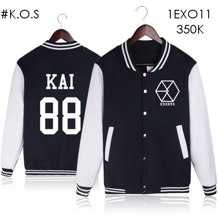 Áo khoác bóng chày EXO