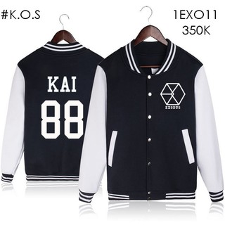 Áo khoác bóng chày EXO
