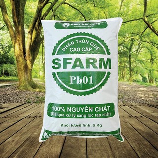 Phân trùn quế cao cấp túi 5kg SFRAM