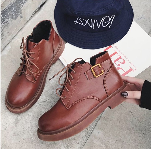 🌿Giày oxford cổ cao retro kiểu Anh🌿 | BigBuy360 - bigbuy360.vn