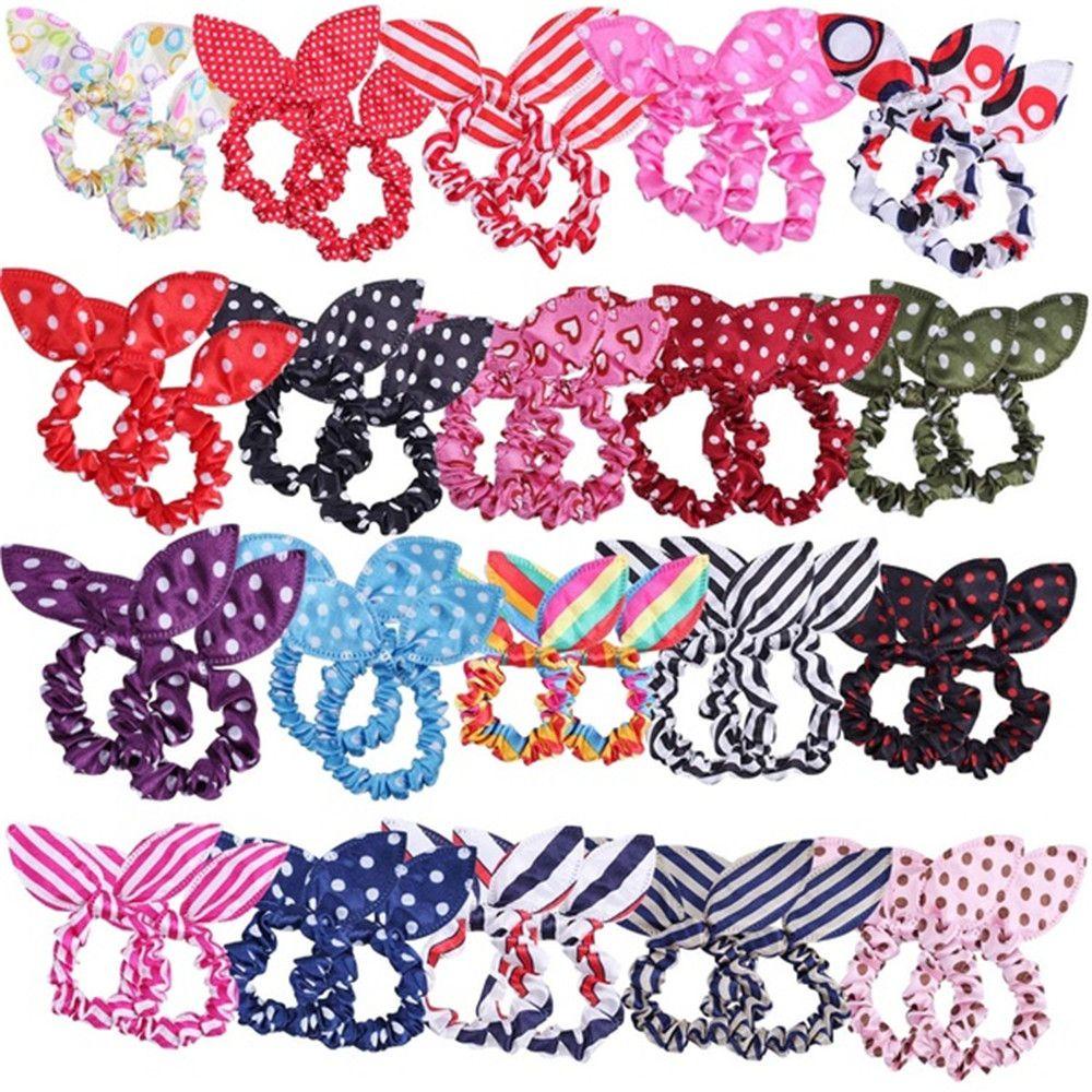 Set 10 / 20 / 30 Dây Cột Tóc Đuôi Ngựa Dễ Thương Cho Nữ