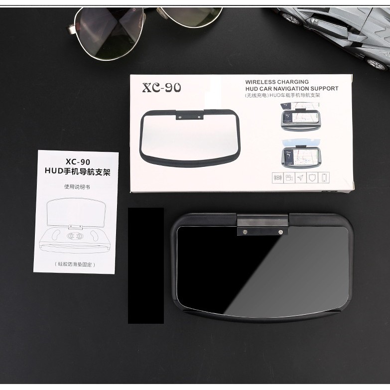 Giá Đỡ Điện Thoại HUD Phản Chiếu Màn Hình Điện Thoại Lên Gương Tiện Lợi XC-90