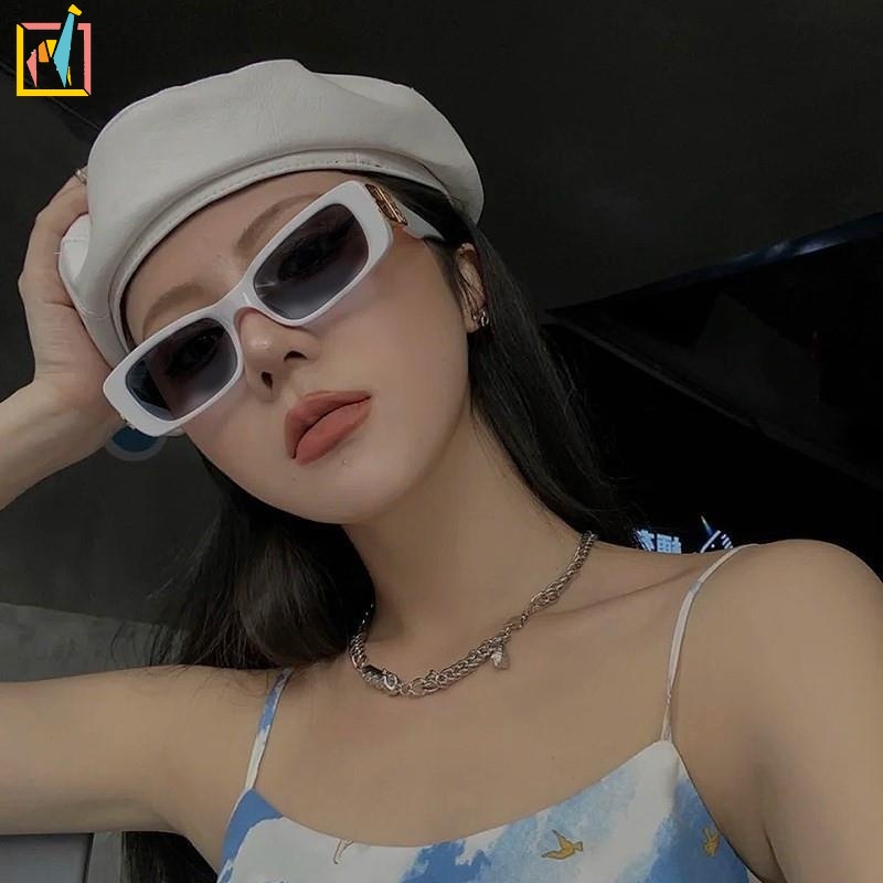 Kính mát dáng chữ nhật phong cách ulzzang Hàn Quốc thời trang dành cho nữ