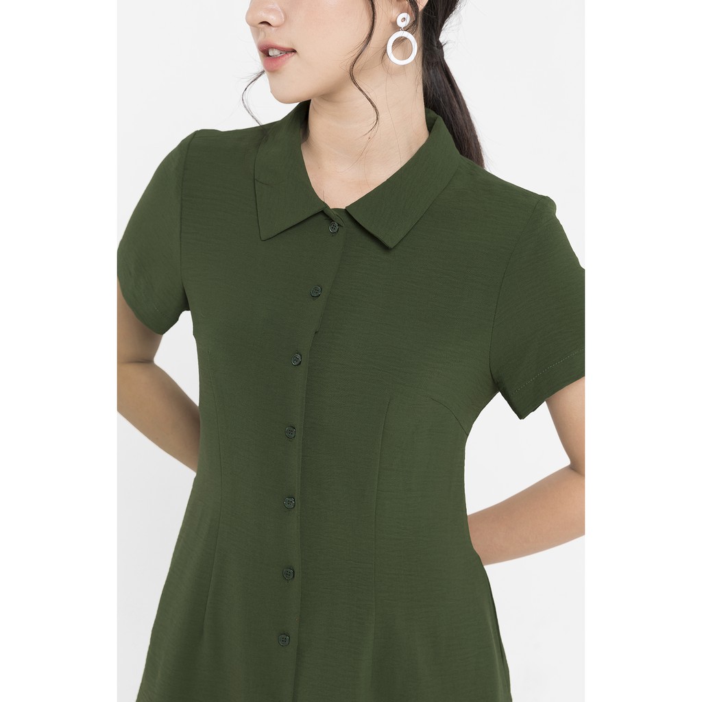 Đầm VIEN TRAN Dáng A Cổ Nam Không Chân V63R19H047