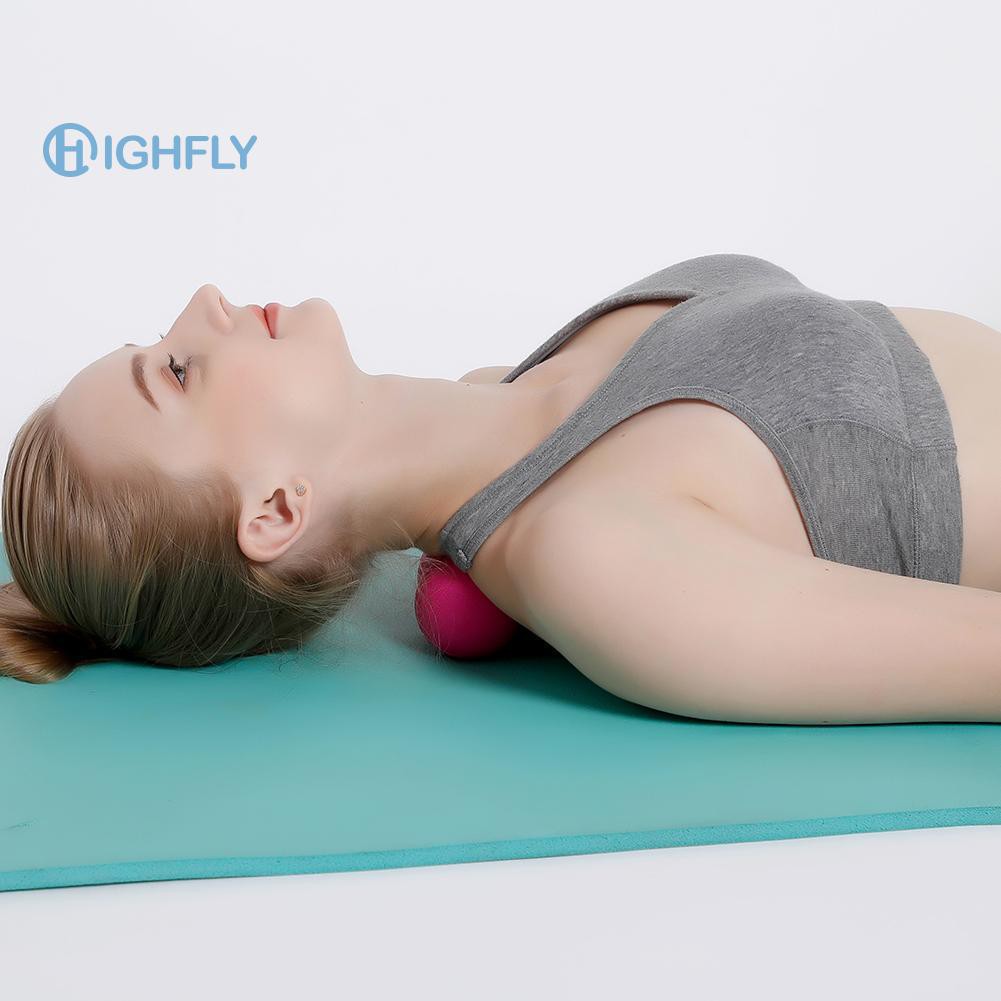 Qủa bóng lăn tập yoga chất nhựa TPE giúp mát xa thư giãn cơ bắp