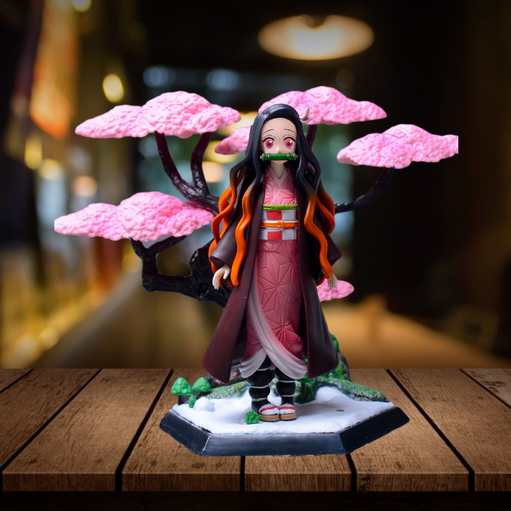 [CÓ QUÀ] Mô hình figure Kimetsu No Yaiba cây hồng Tanjiro Zenitsu Nezuko trùng trụ Shinobu Thanh gươm diệt quỷ cứu nhân