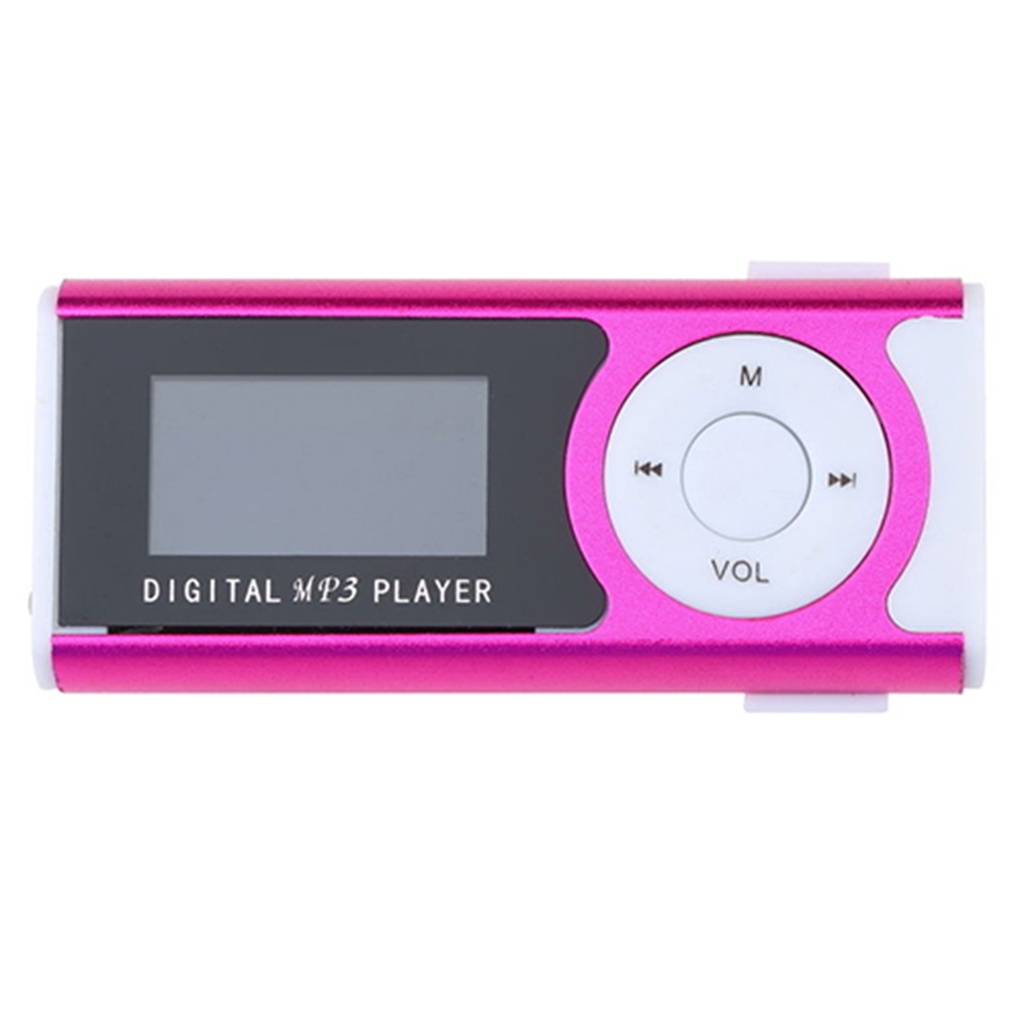 Máy Nghe Nhạc Mp3 Mini Màn Hình LCD 1.3 inch Hỗ Trợ Thẻ Nhớ 16GB Micro SD-Card
