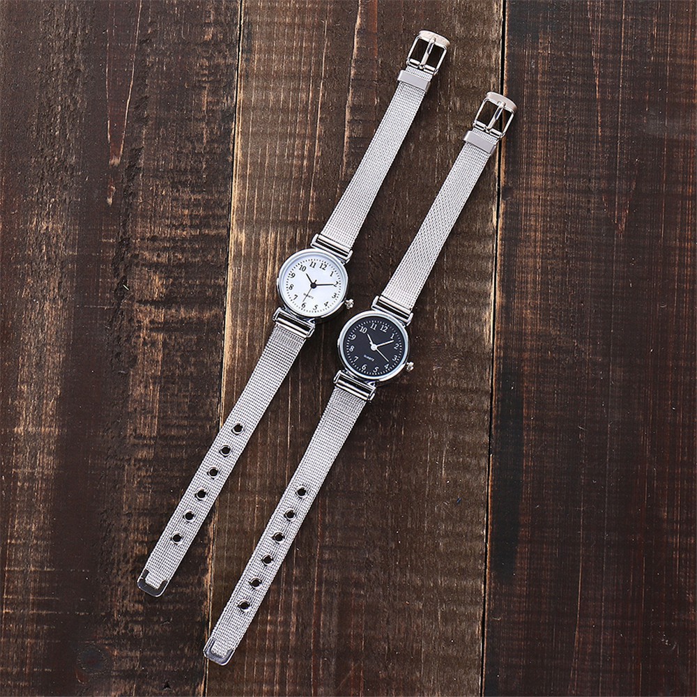 Đồng hồ thạch anh V329 có dây đeo thép siêu mỏng cho nữ
