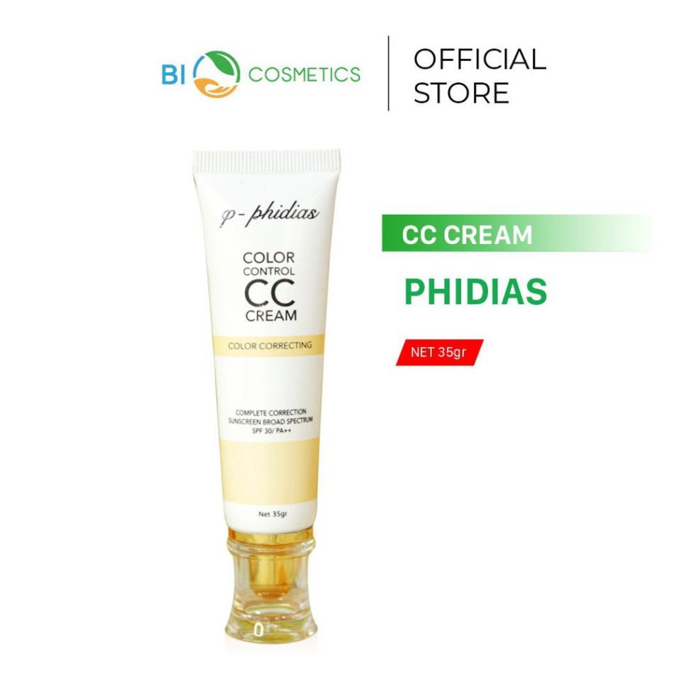 Kem Lót Kiềm Dầu CC Cream Dưỡng Da, Che Khuyết Điểm SPF 30 Tuýp 35gr