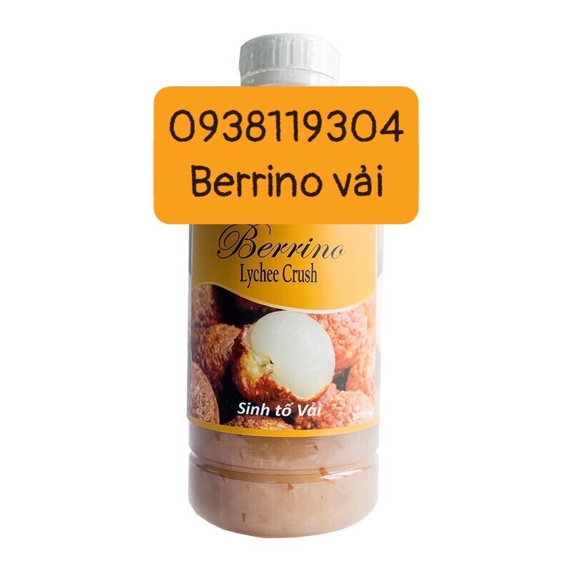mứt sinh tố vải berrino 1lit