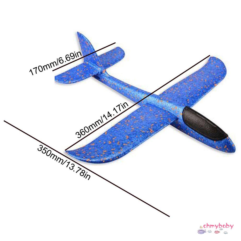 【OMB】 Led Form Airplane Hand Launch Throwing Glider Aircraft Foam EPP Airplane Toy