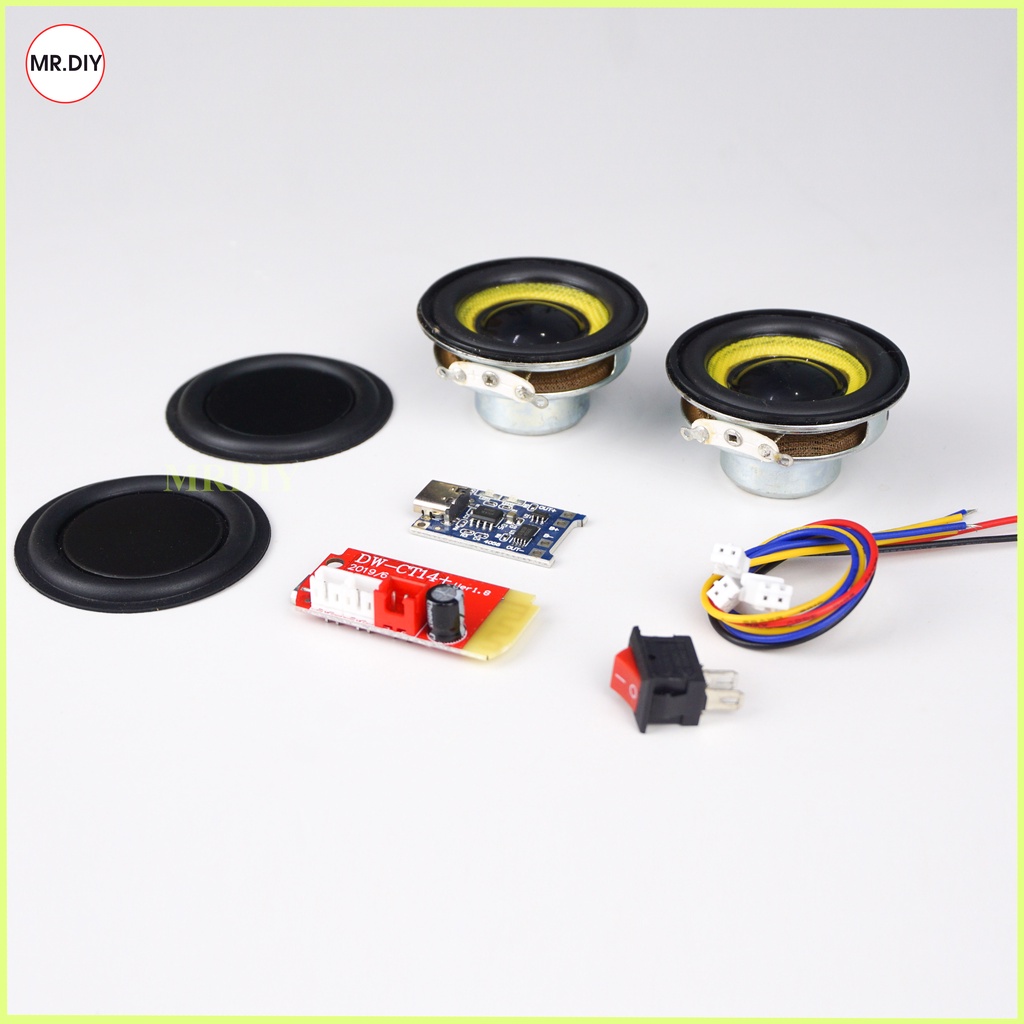 Combo Chế Loa Bluetooth Mạch CT 14+ , Loa Toàn Dải Từ Neo 4 Ohm 8W