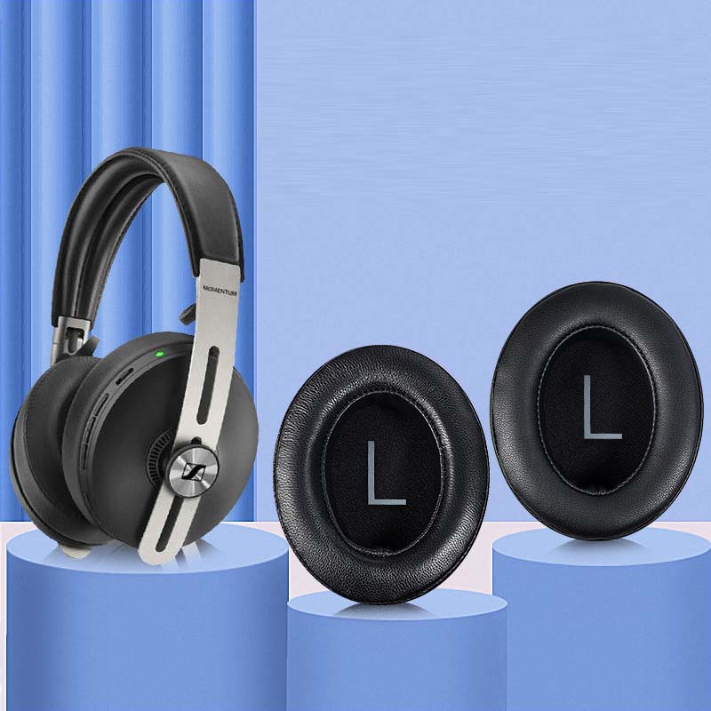Đệm Tai Bằng Chất Liệu Bọt Biển / Da Dành Cho Tai Nghe Sennheiser MOMENTUM 3