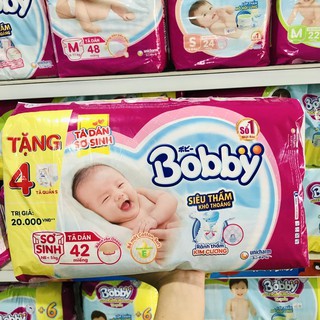 Tã Dán Sơ Sinh Bobby NB40 ( Dành cho trẻ dưới 5kg )