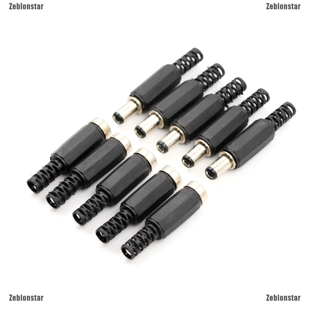 Set 10 Jack Cắm Và Đầu Nối DC 5.5x2.1mm Chuyên Dụng