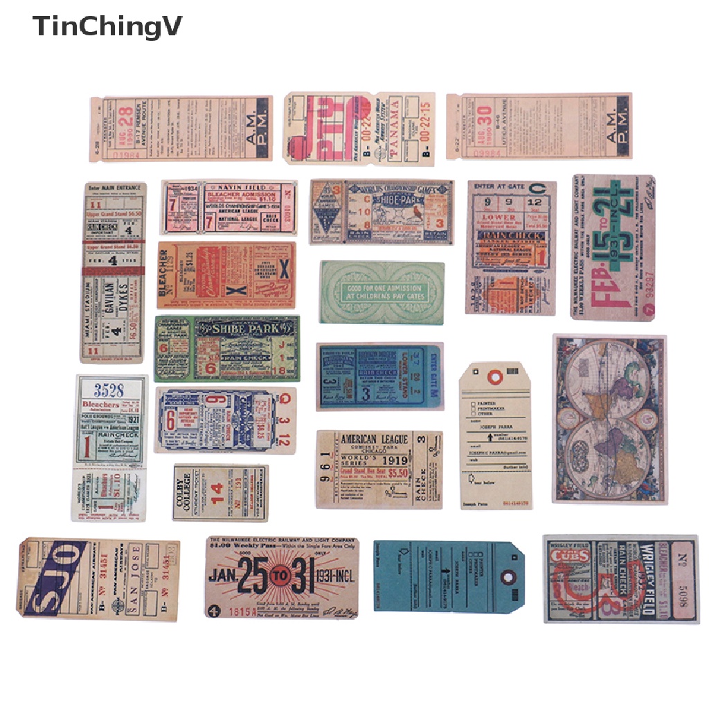 Gói 22 Miếng Dán Trang Trí Sổ Tay / Album Ảnh DIY