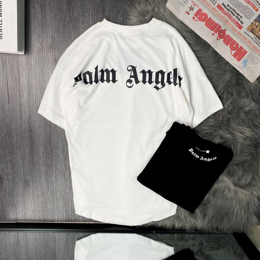 Áo thun tay lỡ Palm Angels,áo thun cotton nam nữ unisex, sweetwear_vn