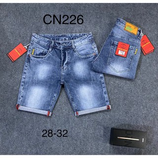 Quần short jean nam quần lửng rách gối nam thời trang cao cấp