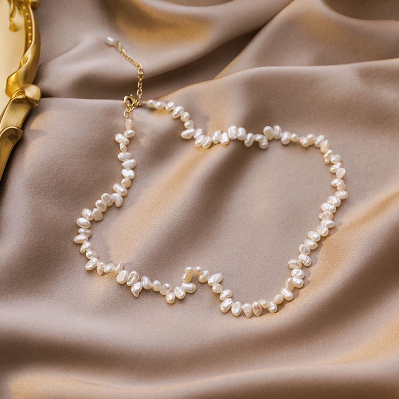 Vòng tay đính ngọc trai giả hình hoa tinh tế vintage cho nữ