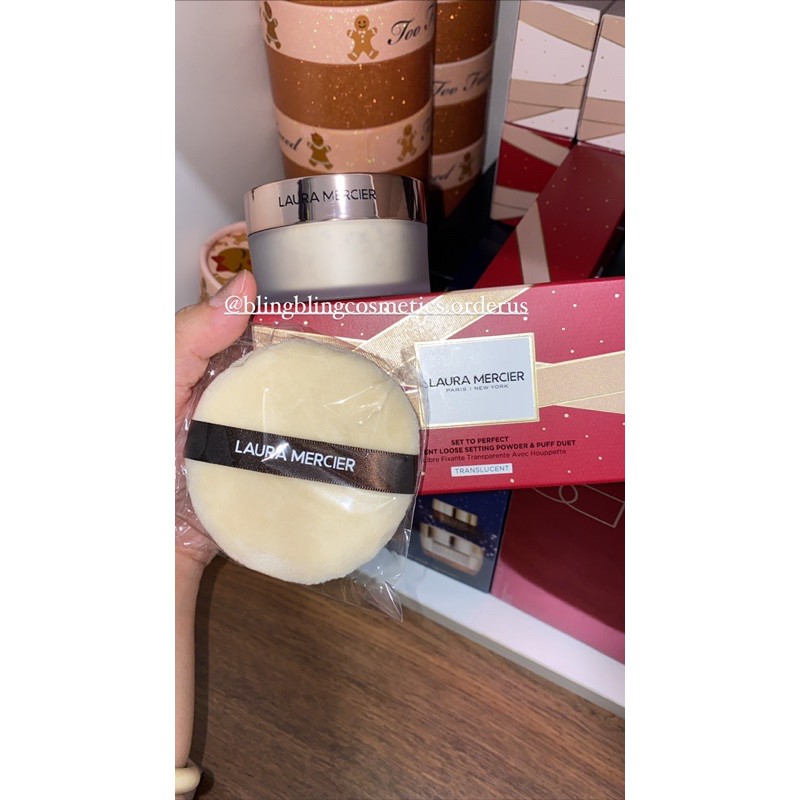 [SALE 30%] Set phủ Laura Mercier + bông bản limited $55 | BigBuy360 - bigbuy360.vn