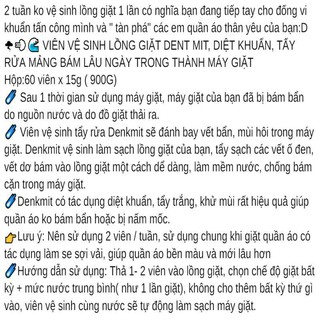 Viên Vệ Sinh Máy Giặc 💖💖💖 Viên tẩy Lồng Giặc