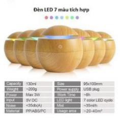 [XẢ KHO+FREE SHIP]  Máy Khuếch Tán Tinh Dầu Nút Cảm Ứng tự ngắt khi hết nước