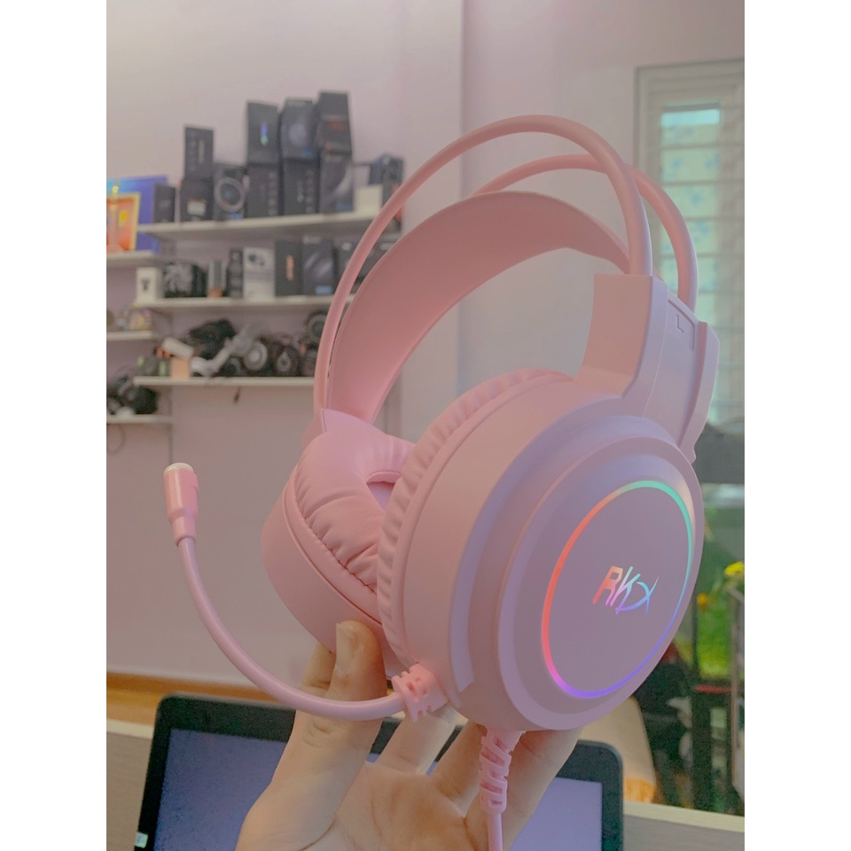 Tai nghe chụp tai có Mic chuyên Game Royal  Kludge RKX âm thanh 7.1 Jack cắm USB - Bảo hành 12 tháng chính hãng