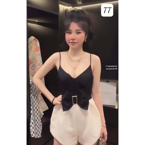 Jumpsuits 2 dây nơ bụng