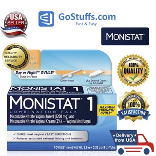 [Hàng Mỹ] Monistat 1-Day Kem bôi giảm ngứa, giảm viêm nhiễm, diệt nấm vùng kín trong 1 ngày - 9gam