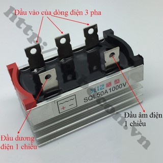 Diode Cầu Chình Lưu 3 Pha 50A1000V