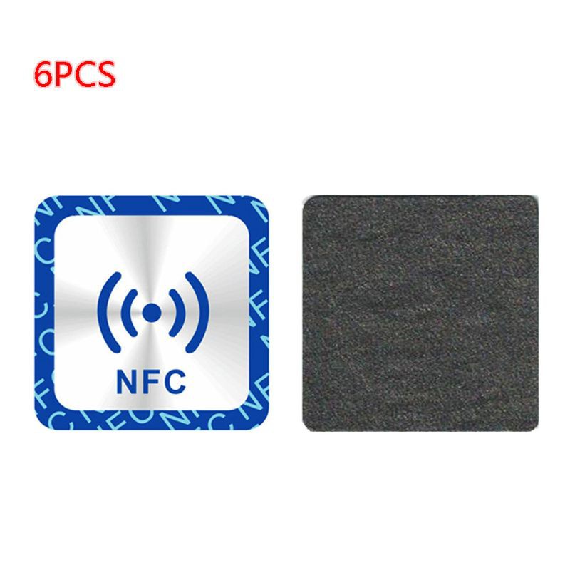 Bộ 6 cái nhãn huy hiệu chống kim loại thông dụng NFC Ntag213