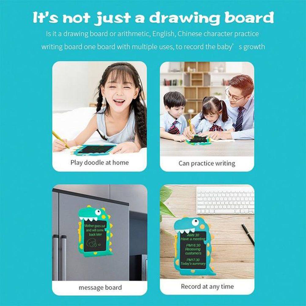 LAYOR1 Máy Tính Bảng Đồ Chơi Màn Hình LCD Họa Tiết Hoạt Hình Có Thể Xóa Được Dành Cho Bé
