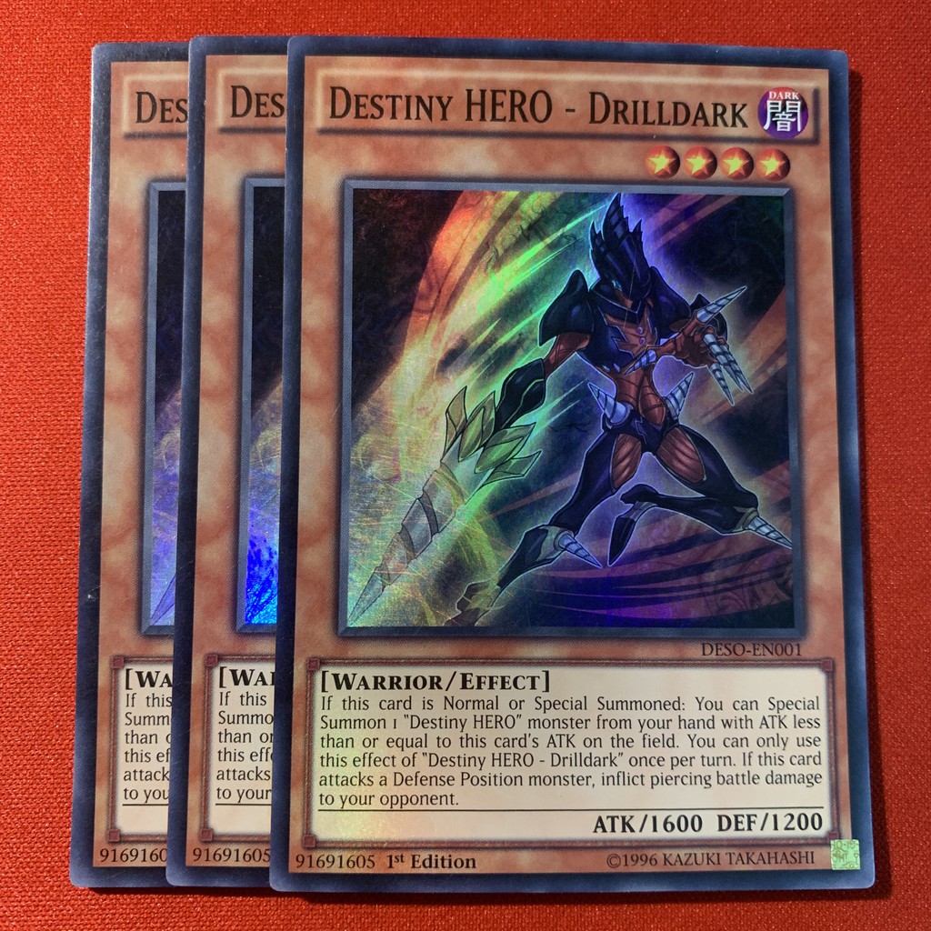 [EN-JP][Thẻ Bài Yugioh Chính Hãng] 'Destiny Hero - Drilldark'