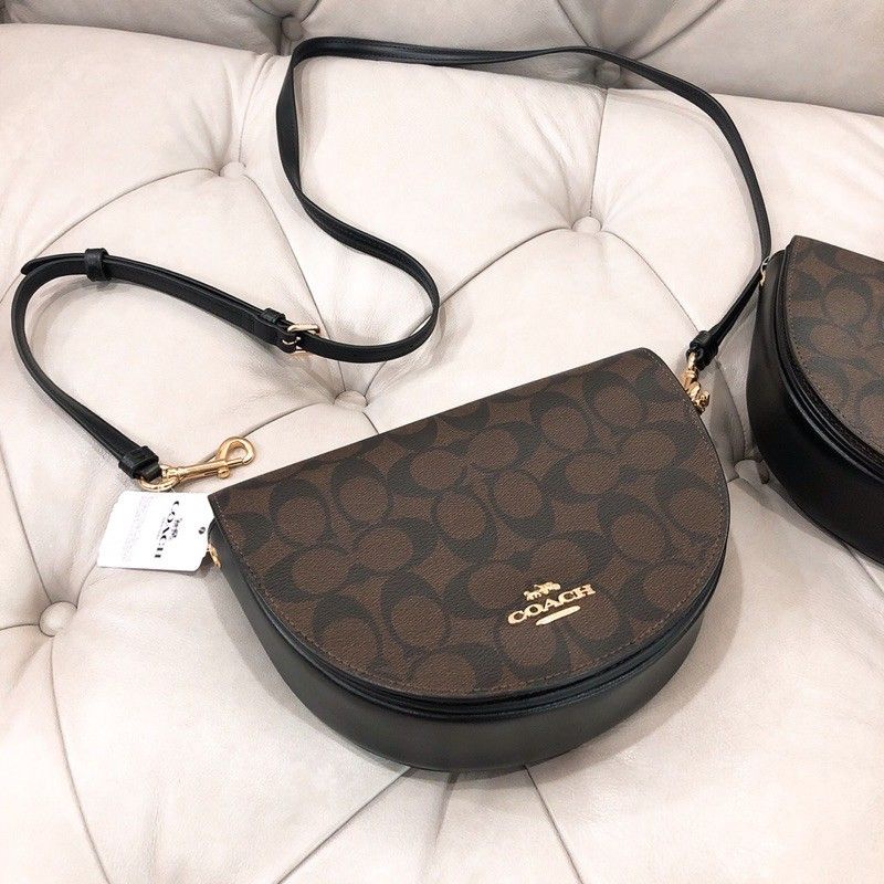 Túi Coach Ellen nâu logo sang chảnh AUTHENTIC