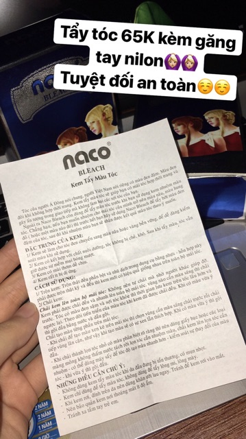 THUỐC TẨY TÓC NACO BLEACH | BigBuy360 - bigbuy360.vn
