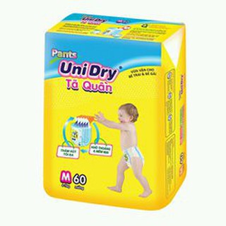 Tã quần unidry m60, l54, xl48 mẫu mới